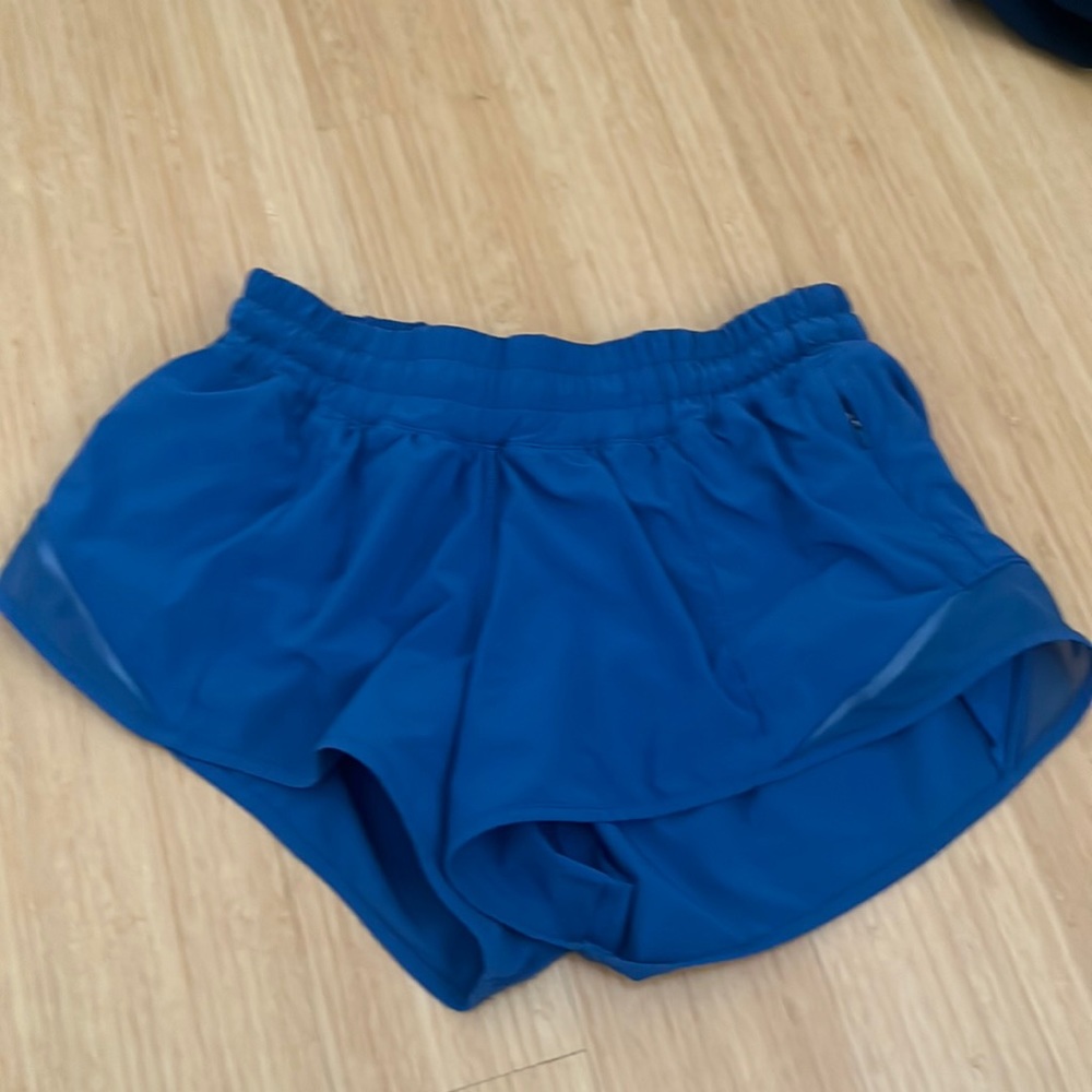 Blue hotty hot shorts size 4!